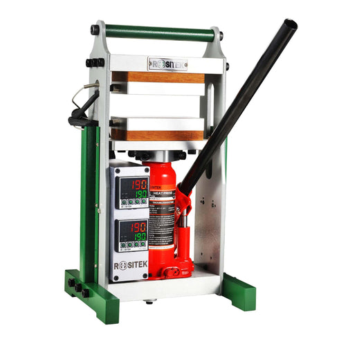Rositek Hydraulic Rosin Press RNP4 ( Rositek Nug Presser ) - 4 Ton Bottle Jack, Dual 3x5 inch Heated Press Plates - ROSITEK